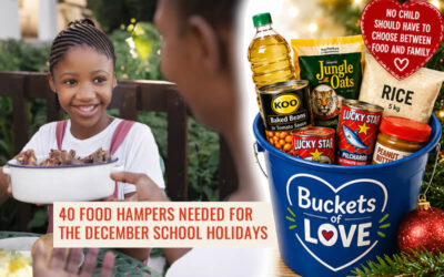 Buckets of Love food hamper campaign