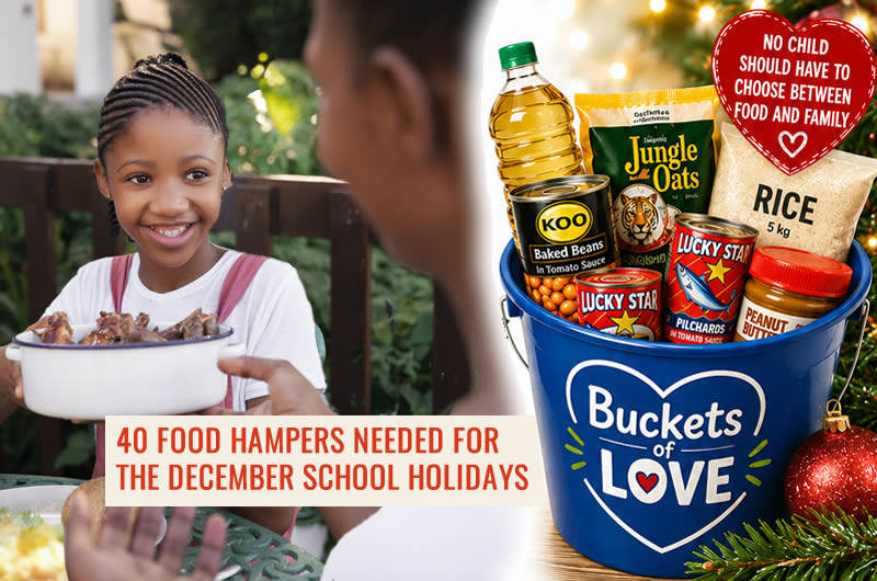 Buckets of Love holiday food hampers