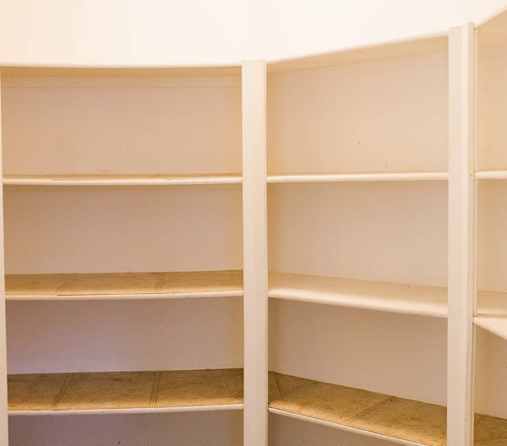 Empty cupboard