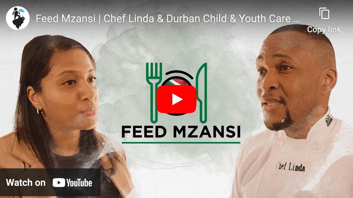 Chef Linda joins us as part of Feed Mzansi initiative