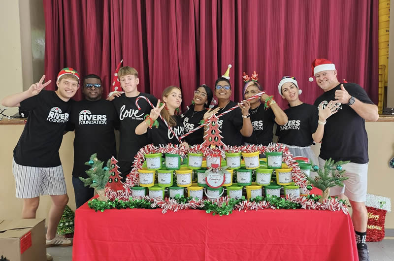 Team from Rivers Foundation